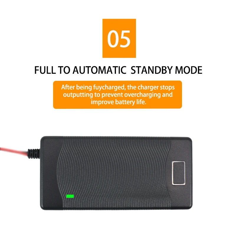 48V 54.6V 3A Lithium Ion Battery Charger for Lithium Battery Pack 3 Pin Female Plug IEC