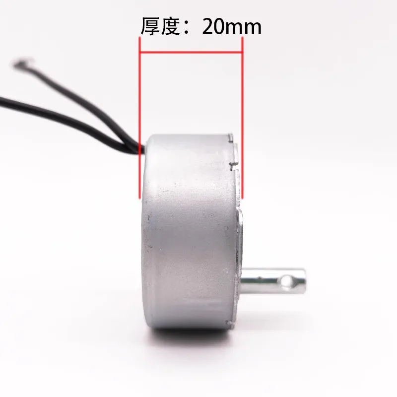 Electric Fan Shaking Head Light Box Motor TY-50B AC 110-120V 2.5/3RPM 50/60Hz 4W CW/CCW Claw Pole Permanent Magnet Motor