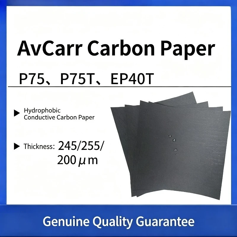 AvCarb P75T P50T EP40T P75 Hydrophobic Carbon Paper, Gas Diffusion Layer for Fuel Cell Battery