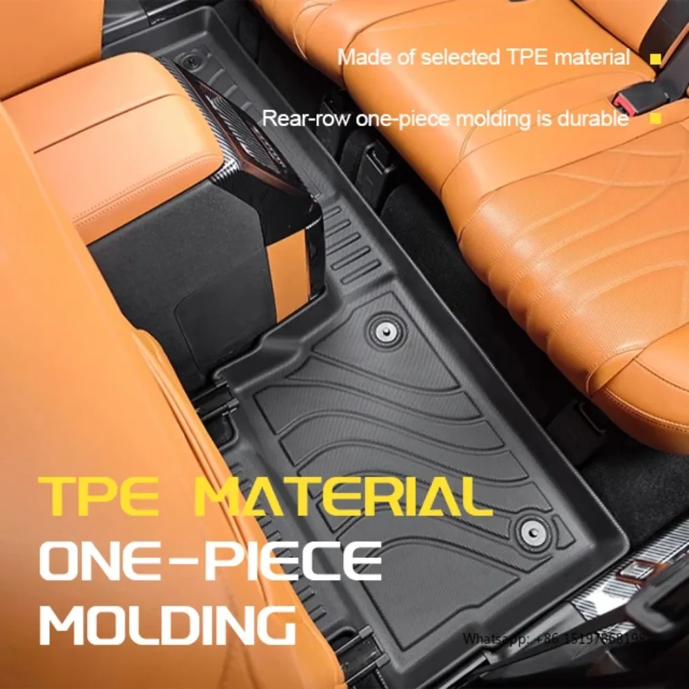 Waterproof Design Car Floor Mats Full Coverage Rubber Floor Mats for Jetour T1 Accessories