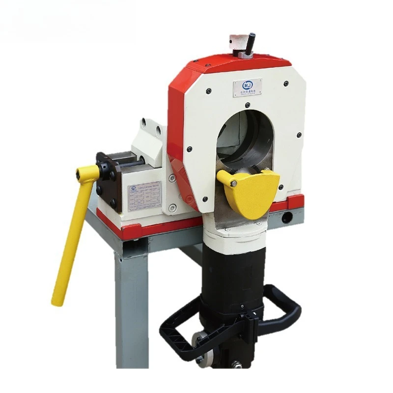 Electric pipe cutting machine, stainless steel beveling machine for thin-walled pipes with broken openings