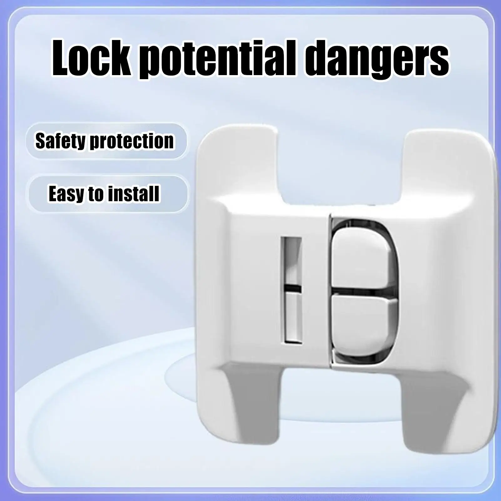kids Safety Cabinet Lock Drawer Door Lock For Baby Child Infant Anti-Pinching Hand Security Protection Safety Refrigerator Lock