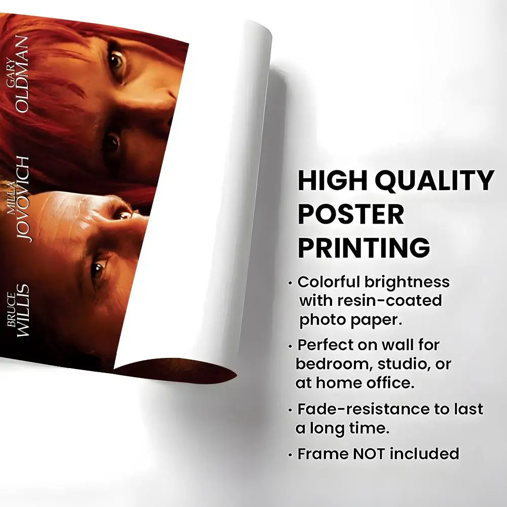 Movie The Fifth Element Poster High-definition  poster stickers, suitable for bedroom, living room, home decoration