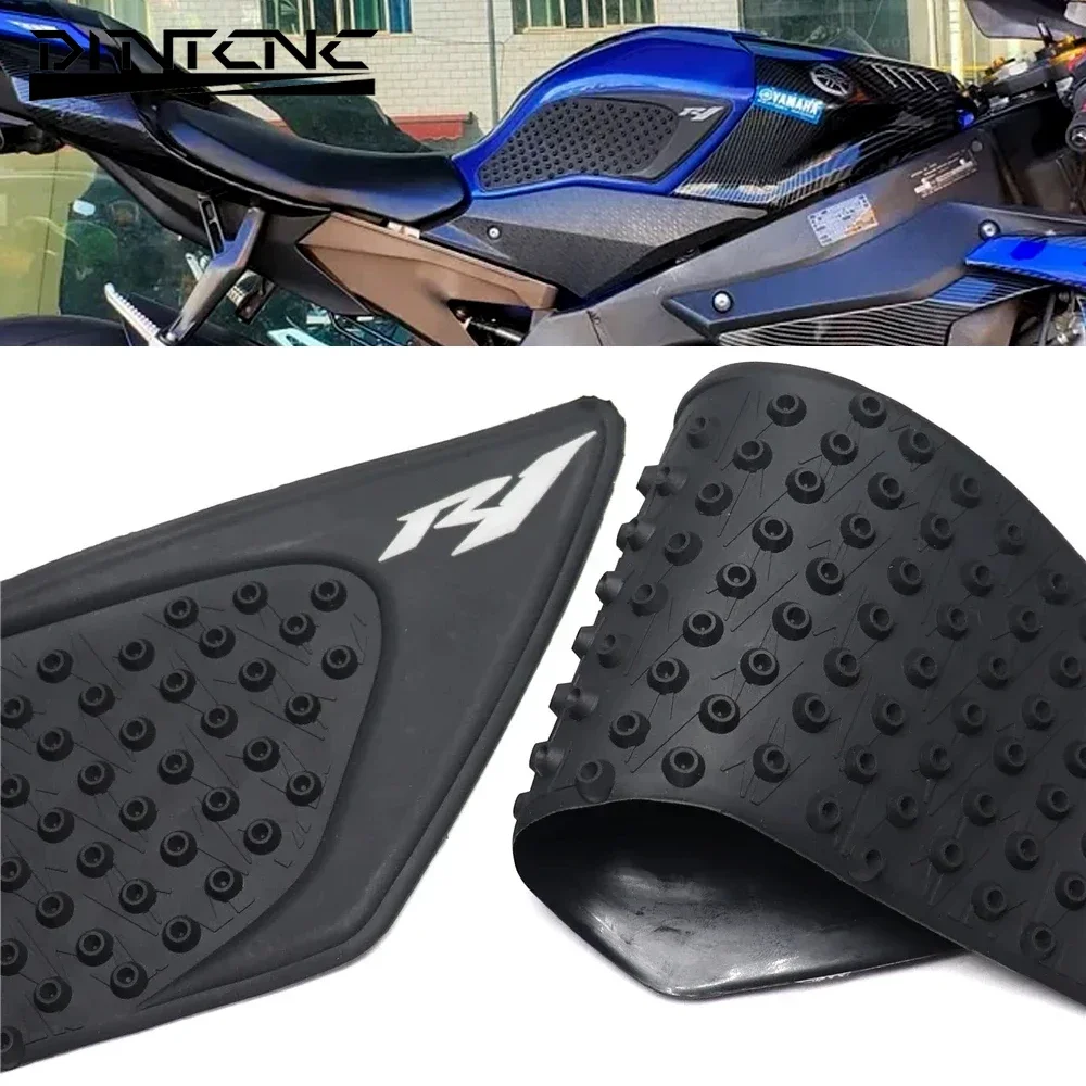 Anti Slip Tank Pad For YAMAHA YZF-R1 2015-2023 Sticker Gas Knee Grip Traction Side Decal YZF R1 R1S R1M Motorcycle Accessories