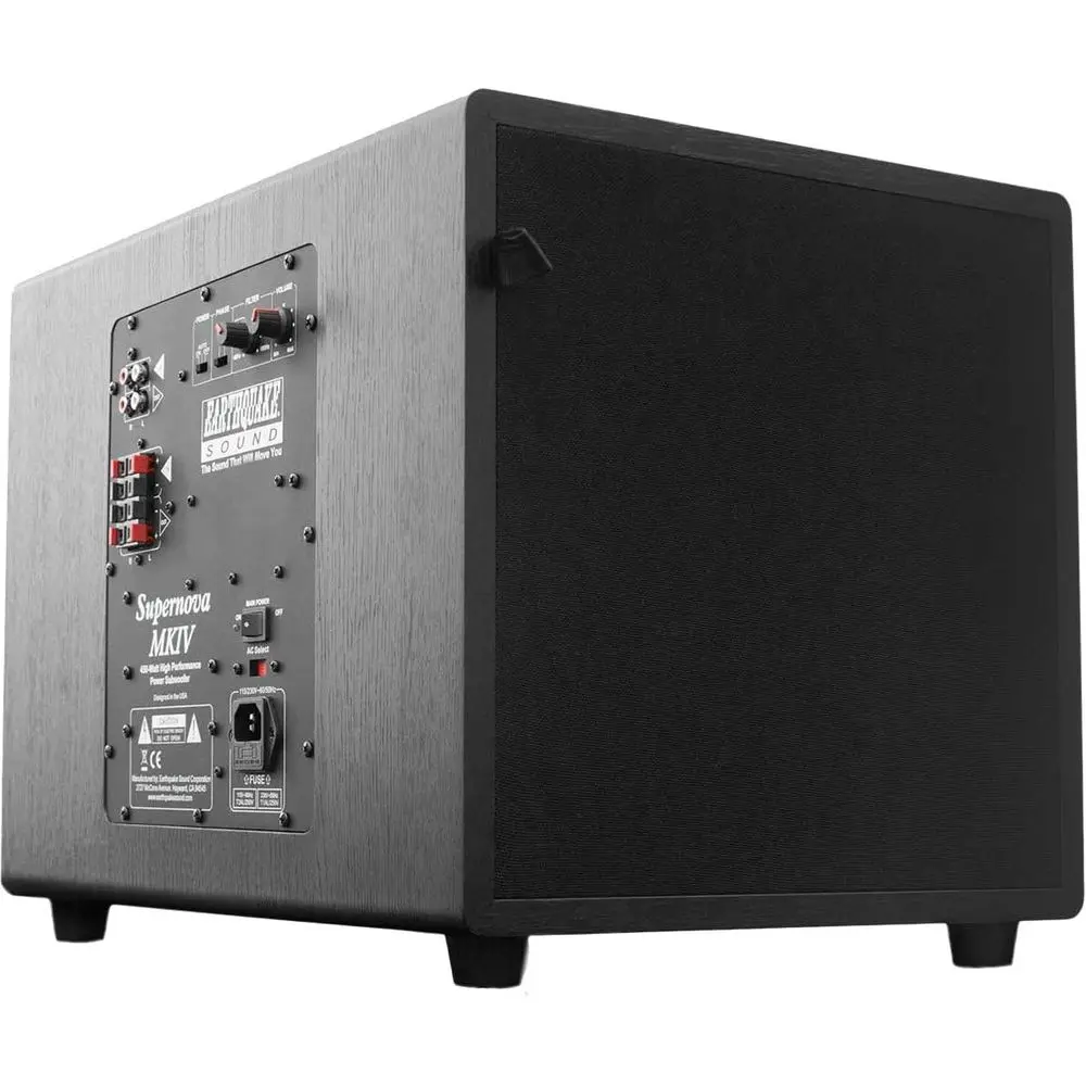 

Sound Supernova MKIV-12 Powered Subwooer with SLAPS Technology, Black Ash