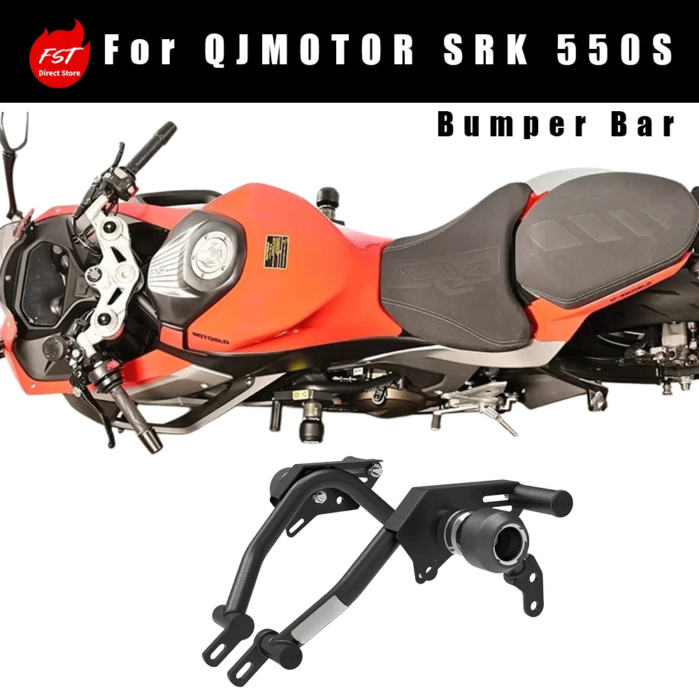 

Crash Bar, Racing Bumper, Anti-Fall Sliders & Radiator Guard Mod Parts for QJMOTOR SRK 550S / 421