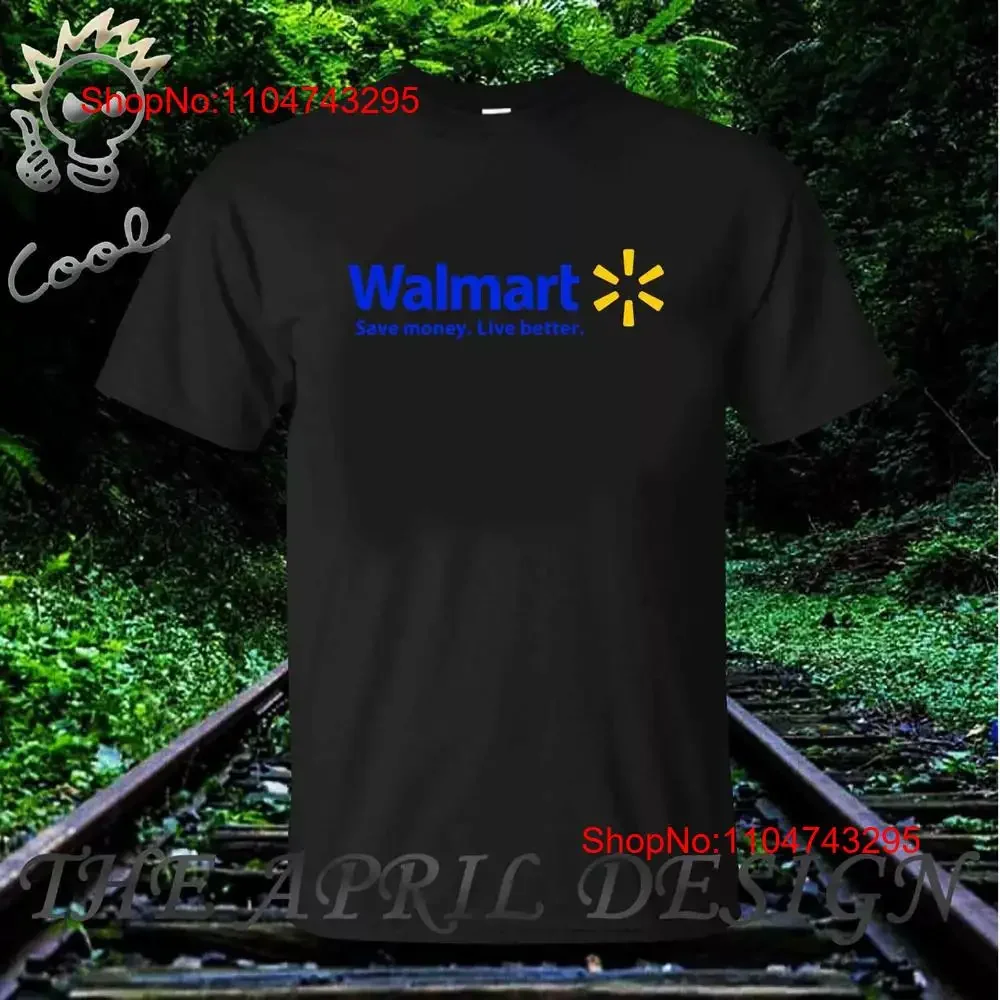 WALMART símbolo tienda minorista Logo camiseta para hombre divertida talla S 5XL vintage lavado ligeramente Top para uso diario moda estirada