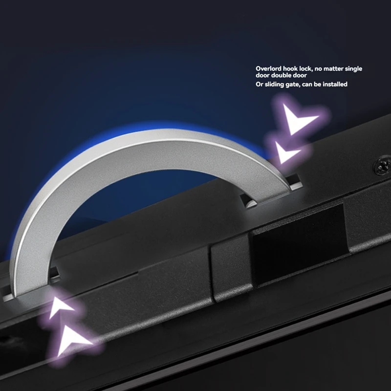 Tuya Smart-Lock For Glass Door Wooden Door Bluetooth Tuya Biometric Fingerprint Lock Electronic Door Digital Lock