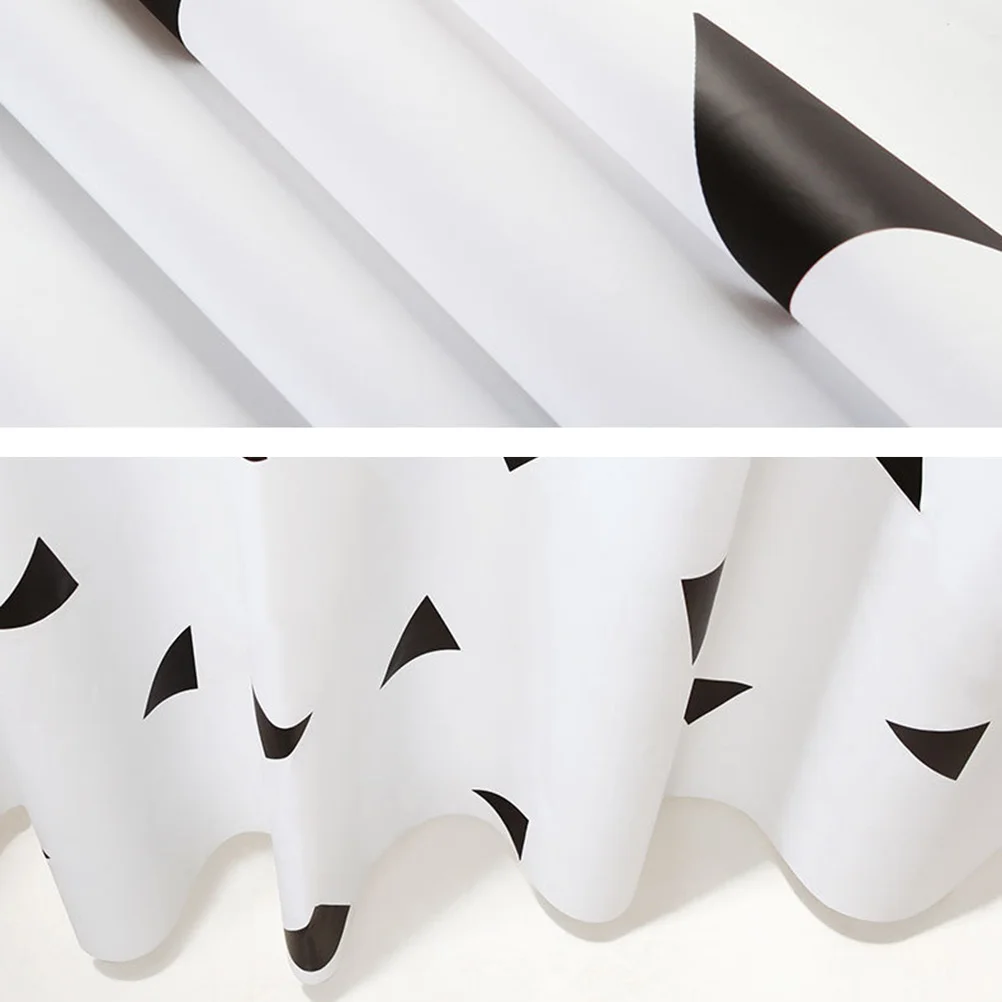 

1 set Home Hotel Waterproof Shower Bathroom Use Simple Design With Bathroom Curtain 6 Hooks Size Shower Curtain 2