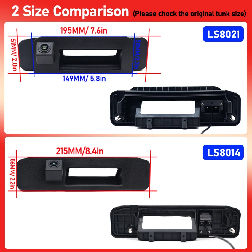AHD 1080P Car Rear View Trunk Handle Camera For Mercedes Benz ML350 W176 W205 X156 GLK X204 200 260 300 C Class C202 C250D CLA