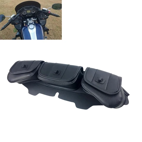 Сумка на лобовое стекло с 3 карманами для Harley Touring Street Electra Glide 1996-2013 гг.