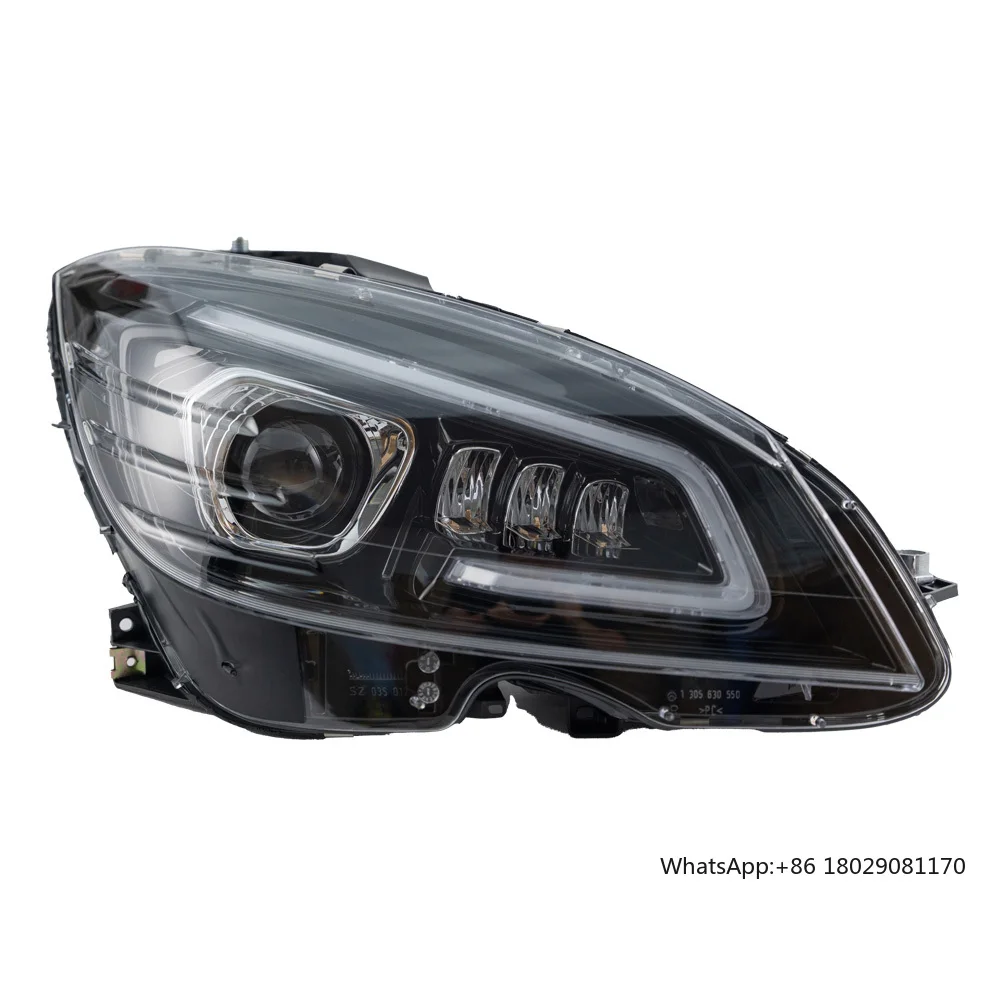 

Car Styling Head Lamp for Benz W204 LED Headlights 2007-2010 Signal Projector Lens for C180 C200 C260 Front Automotive Drl