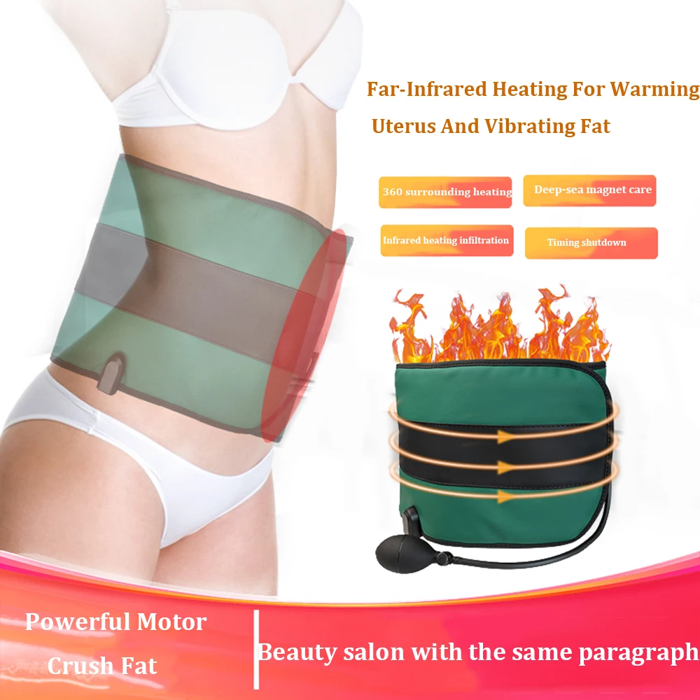 

Electric Vibration Fitness slimming Massager Far Infrared Heating Slimming Belt Fat Burner Weight Loss Fitness Massage Belts