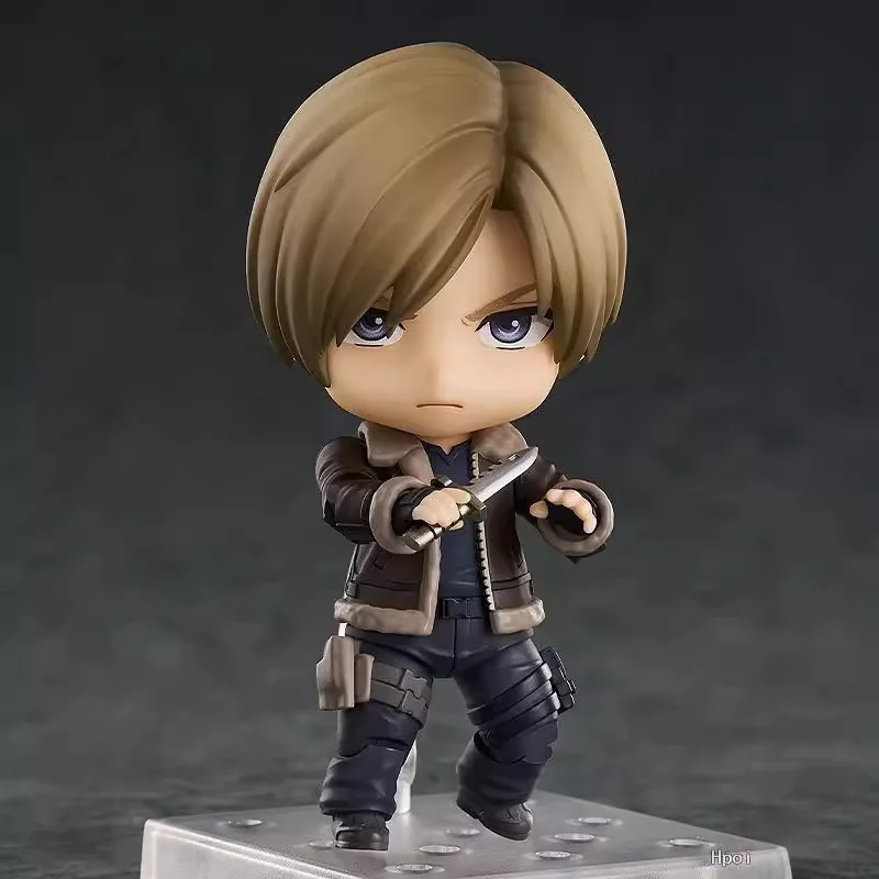 New 10cm Game Biohazard Leon Scott Kennedy Joint mobility Action Figure PVC Model Statue Toys Desk Decor Collectible Gifts