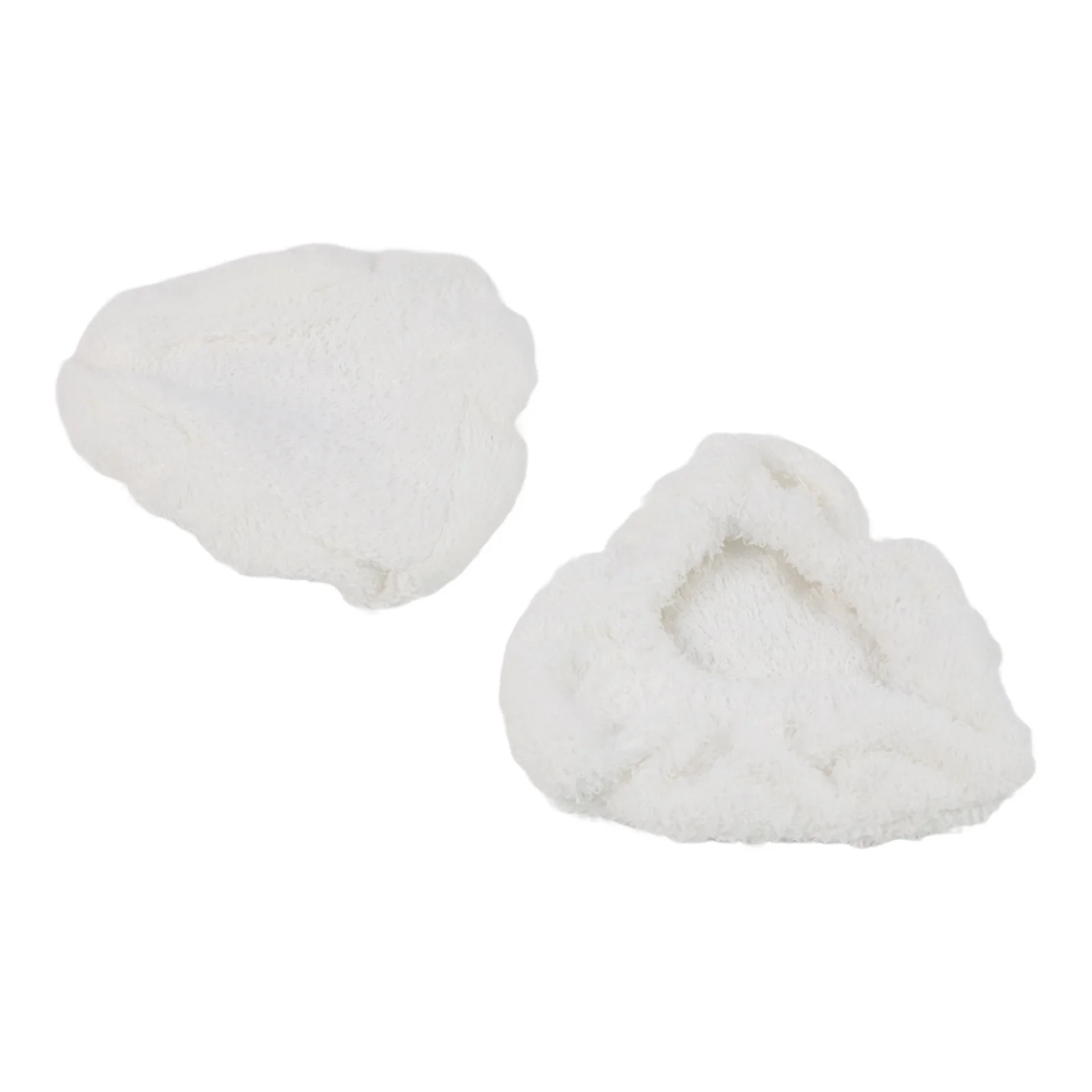 Small Triangle Microfiber Bonnets 5/10 Pack for Dupray Steam Cleaner Compatible with Awasky Reusable Cleaning Pads