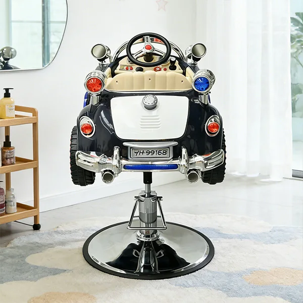 Barber Shop Styling Chair Kids Hot Sell Salon Furniture Small Car Seat Children Hair Cutting Barber Chair With Led For Kids