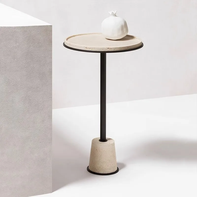 Simple Furniture Living Room Side Table Coffee Shop Corner Art Photography Round Table Cave Stone Decoration Leisure Tea Table