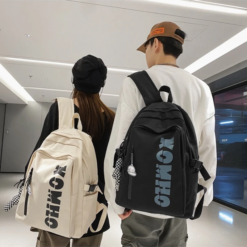 

Boys Fashion Simple Shoulder Bag Boys Casual Trendy Schoolbag Large Capacity Personalized Schoolbag Travel Unisex Backpacks