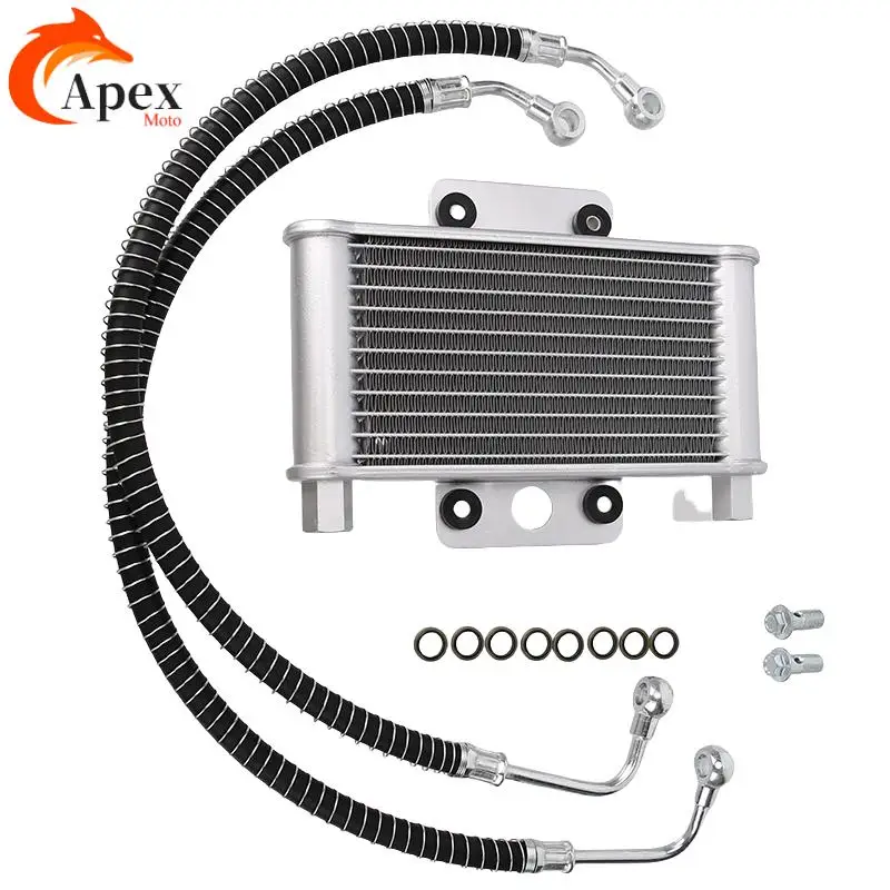 Suitable  for beach bikes/off-road motorcycles GY6 oil cooler for modifying radiator systemsStable and reliable