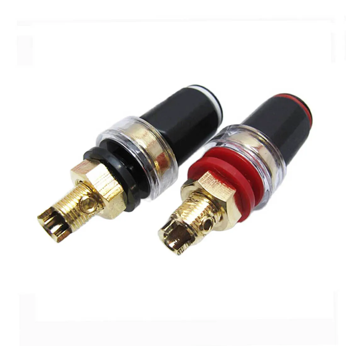 Позолоченные вилки типа «банан», 50 мм