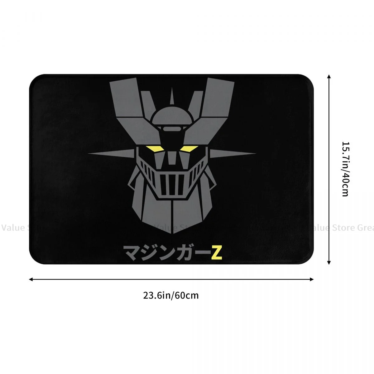 UFO Robot Goldrake Non-slip Doormat Kitchen Mat Mazinger Z Dark Floor Carpet Welcome Rug Bedroom Decorative