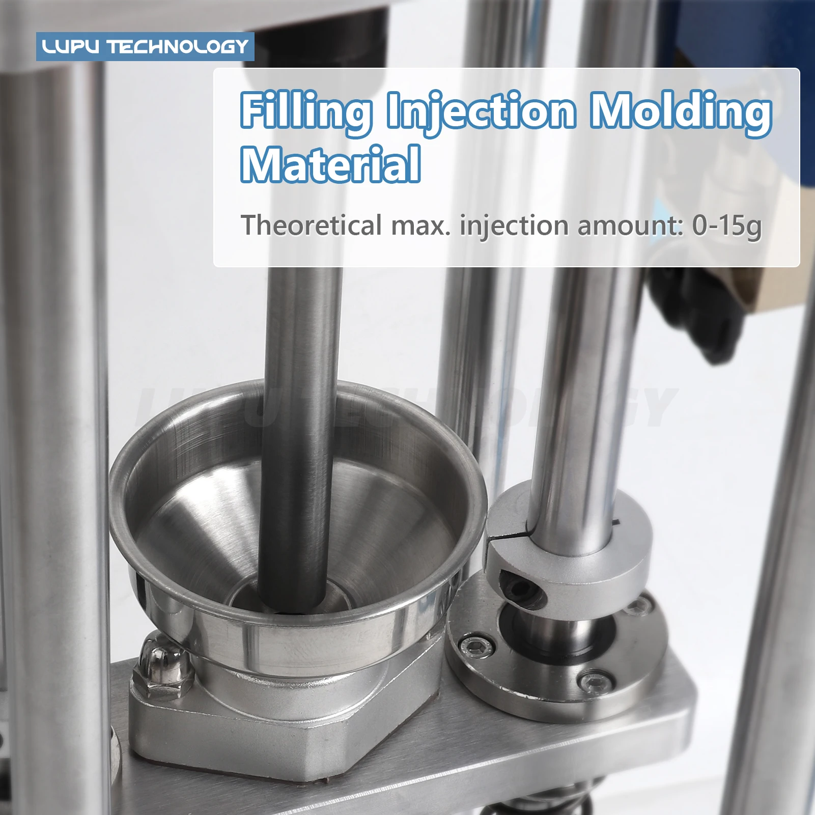 Vertical Injection Molding Machine 20g 110V/220V Desktop Polymer Plastic Injection Molding Machine