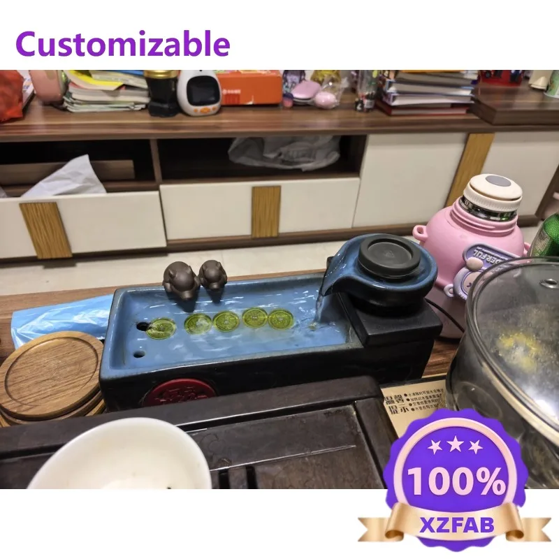 Factory Direct 2026 Flowing Water Fountain Fortune Feng Shui Ball Ornament For Home Villa Tea Table Living Room And Office Deskt