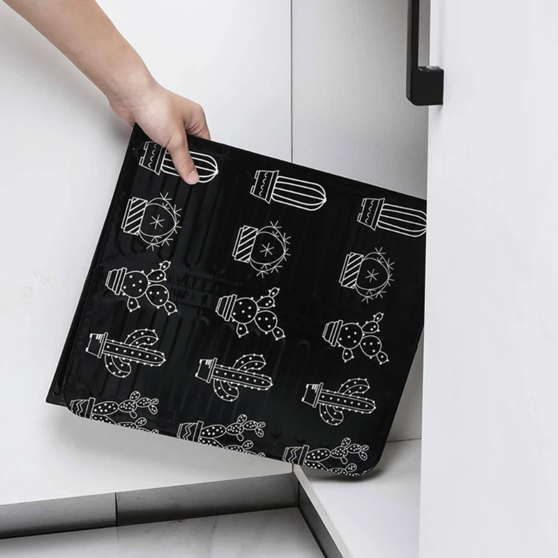 効果的なアルミ箔オイルブロッカー折りたたみキッチンストーブバッフルプレート