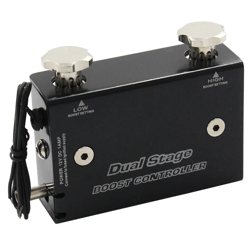 Kit de controlador turbo boost eletrônico ABCA carro universal ajustável de estágio duplo 1-30 PSI com interruptor