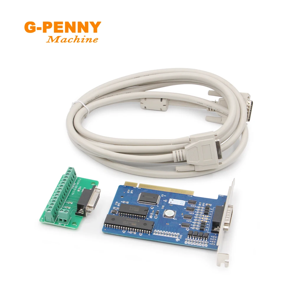 3 Axis NC Studio PCI motion control card for cnc router engraving milling machine cnc interface adapter breakout board