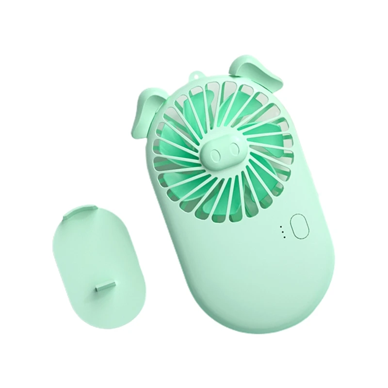 Handheld pessoal mini ventilador usb bolso recarregável ventilador portátil refrigerador ajustável 3 velocidade para escritório ao ar livre transporte da gota