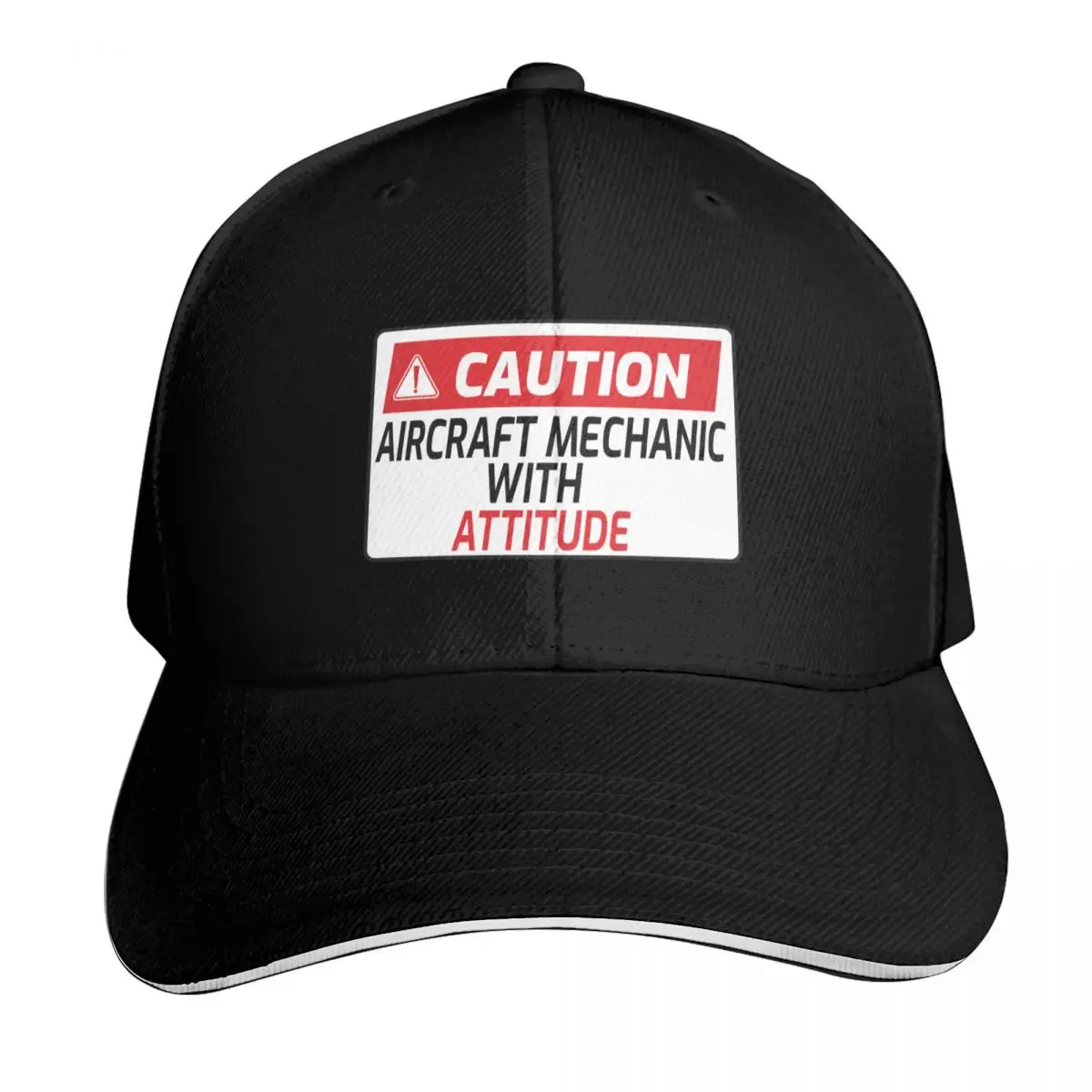 Funny Aircraft Mechanic With Attitude - Aircraft mechanic quotes Baseball Cap black Mountaineering fashionable Women Men's