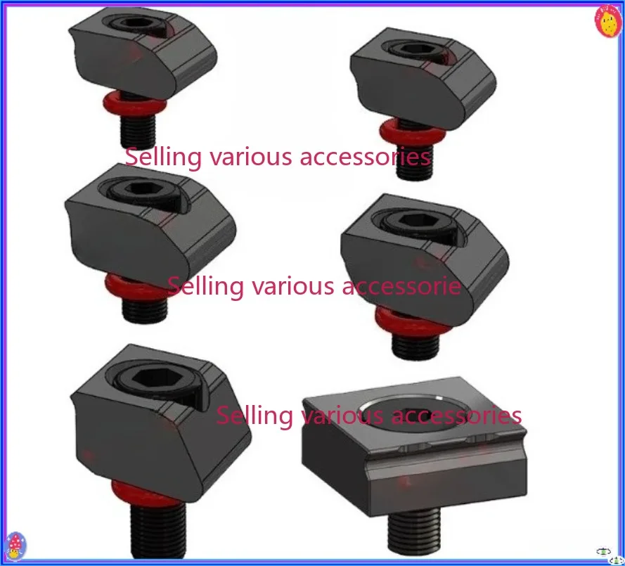 New CNC Machining Center Tooling: M6-12 Integrated Clamp OK Vise Fixture for Multi-Station Batch Fixing (Small Clamping Block)