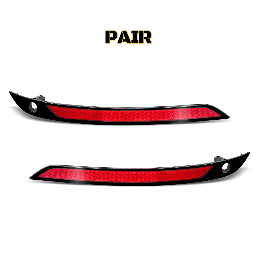 For Volvo S60 2019 2020 2021 2022 2023 2024 2025 Rear Bumper Reflector Reflective Sheet Reflective No Bulb 32337874 32337875