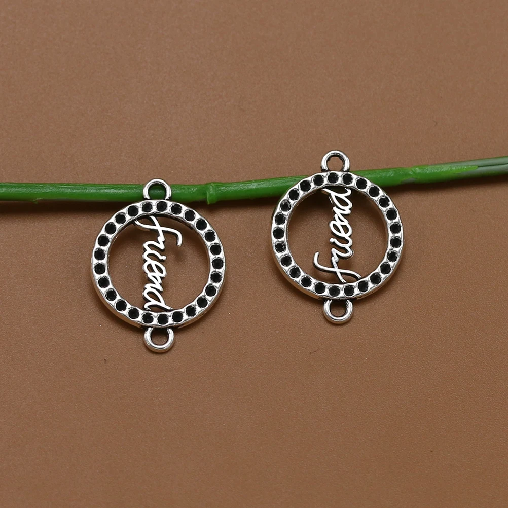 

20 Pcs Alloy Letter Pendant Charms Jewelry Necklace Bracelet Accessories Unique Design Gift Crafts Cosplay Keychain