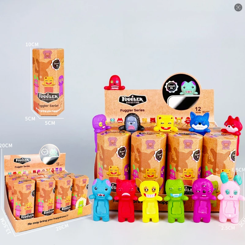 Decorazione per auto con scatola cieca angelo, decorazione appiccicosa per cellulare, decorazione per la famiglia Senbeier, statuetta, linea di giocattoli alla moda, scatola cieca per cani