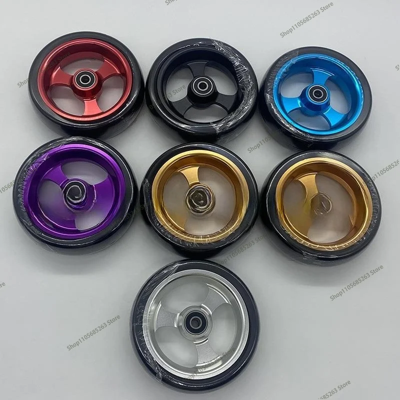 4 Inch 5 Inch Aluminum Alloy Front Wheel Casters High Speed Wear Resistant Sports Wheelchair Replacement Accessories