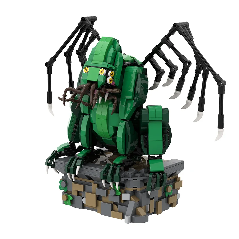 MOC Nowe Figurki Mitologiczne Wielki Cthulhu Brickheadzs Klocki Konstrukcyjne Powieści Kreatywność Zestawy Modelarskie Zabawki Klocki Dla Dzieci Prezent