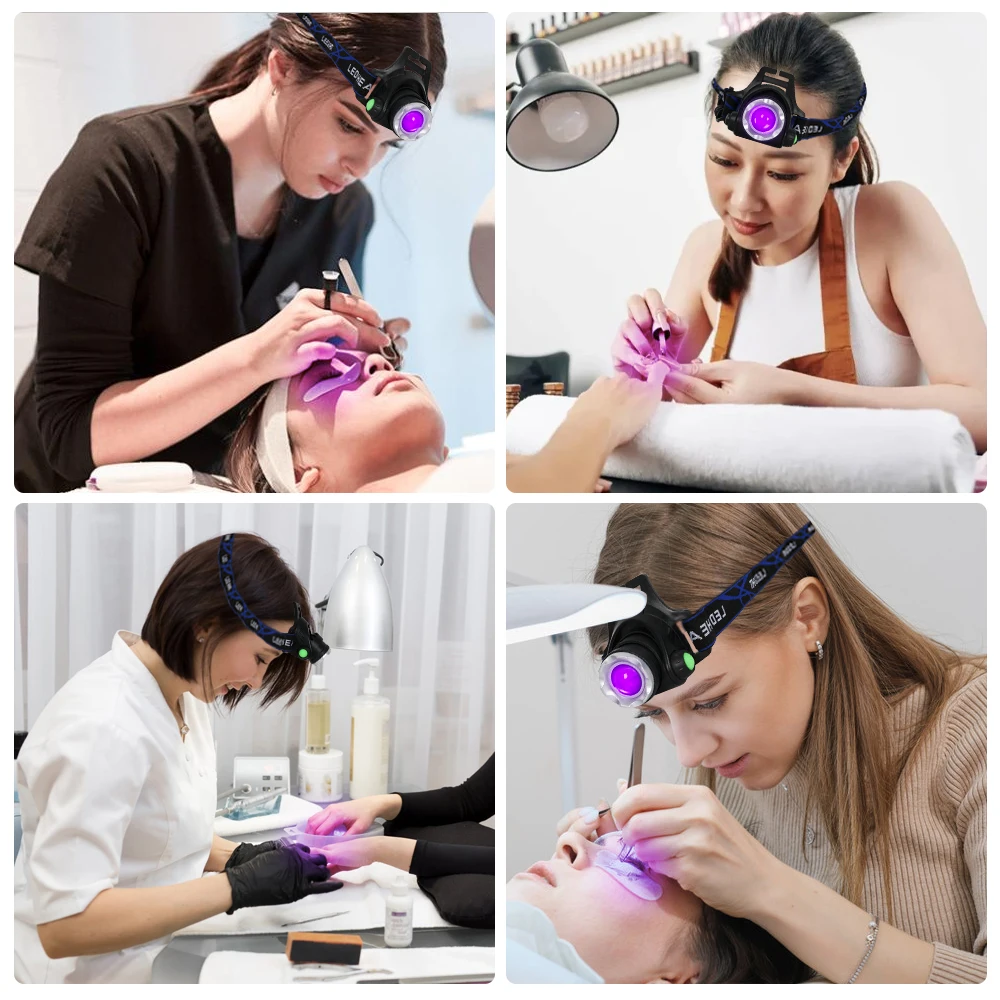 UV-Wimpernlampe für Wimpernverlängerungen, Boden-UV-Gel-Nagellampe mit Fußpedalsteuerung, UV-Nagelhärtungs-Wimpernlampe – Detail 1