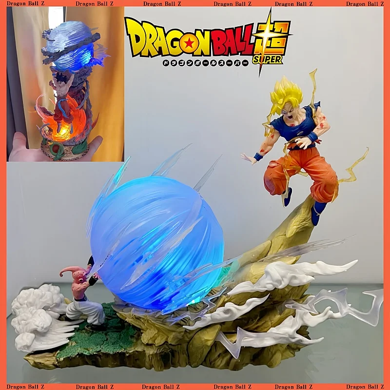 22 سنتيمتر أنيمي لعبة دراغون بول Z ماجين بو مقابل سون جوكو تمثال Gk تمثال عمل أرقام البلاستيكية جمع نموذج ل ألعاب أطفال هدية