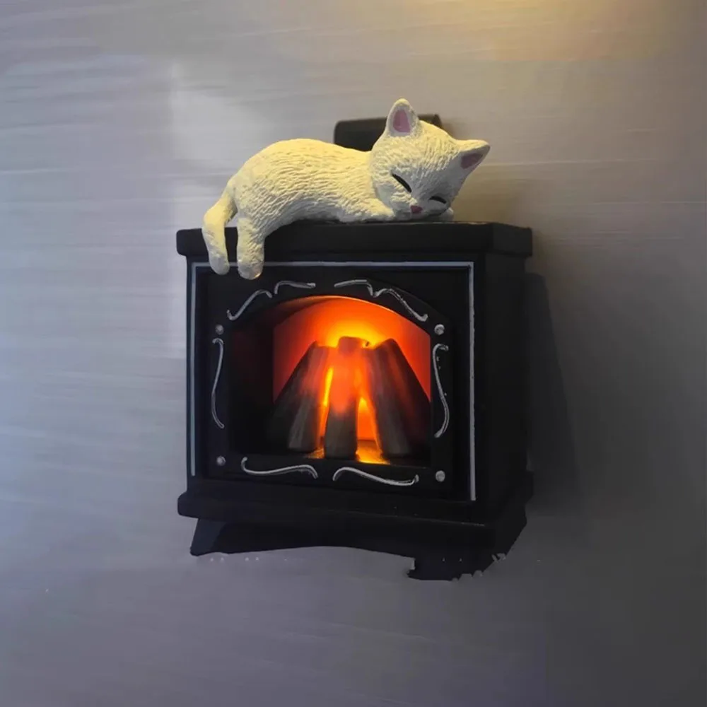 ثلاثية الأبعاد مغناطيس الثلاجة البلاستيك مشهد عيد الميلاد المغناطيس المشهد الصغير الديكور نابضة بالحياة عيد الميلاد إكليل مغناطيس الثلاجة ل