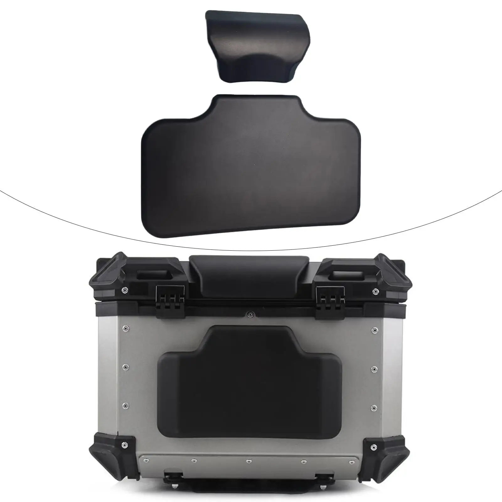 

Motorcycle Rear Top Case Box Cushion Pad Black Accessories Soft and Wear