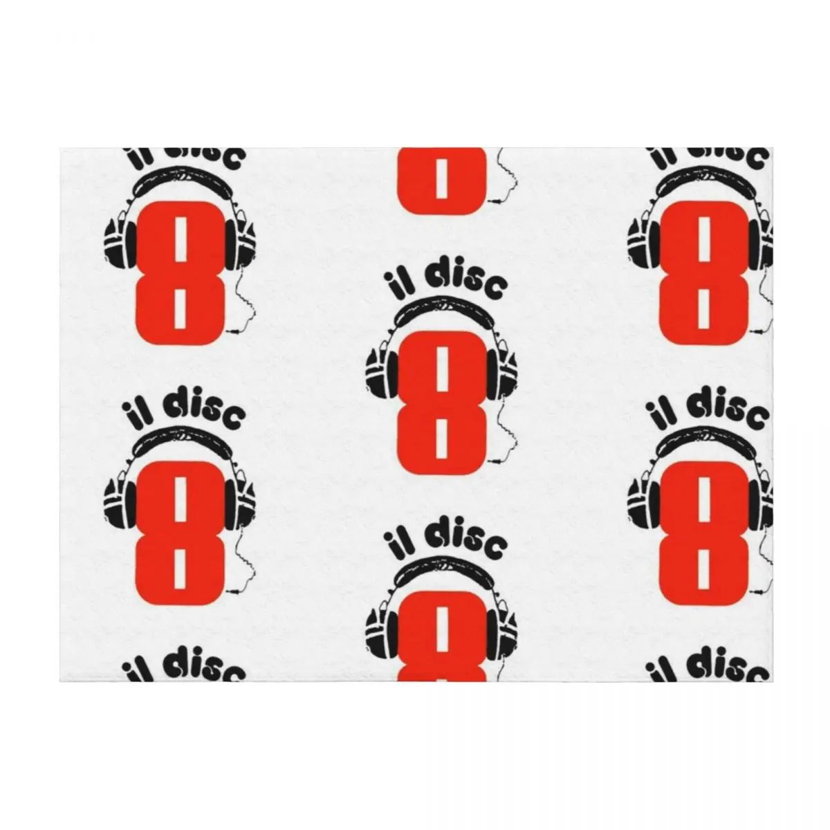 Il Disc8 Italo Disco رمي بطانية فضفاضة للشاطئ لفصل الشتاء الحراري لبطانيات السفر