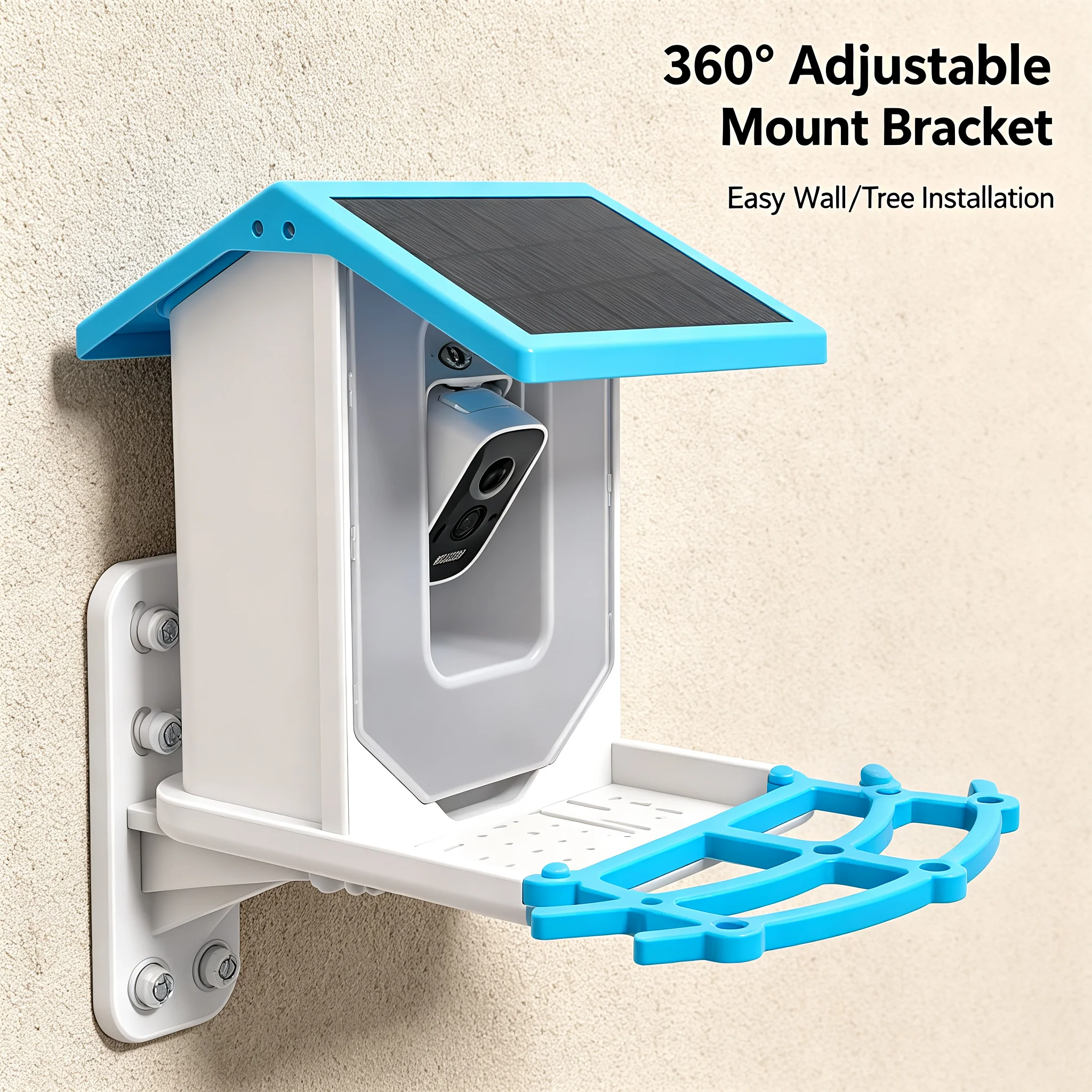 Solar Powered Bird Feeder with - Outdoor Power Distribution Panel ulasan dan harga