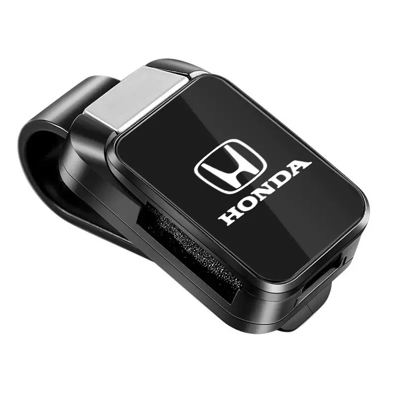Support de lunettes de soleil pour pare-soleil de voiture, étui de rangement pour Honda Civic Accord Fit Jazz CRV BRV HRV Insight Pilot Passport