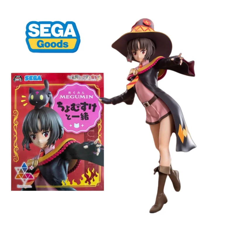 

В наличии Оригинал SEGA Luminasta Konosuba: Взрыв в этом чудесном мире! ‌ Megumin аниме фигурка куклы украшения модель подарок