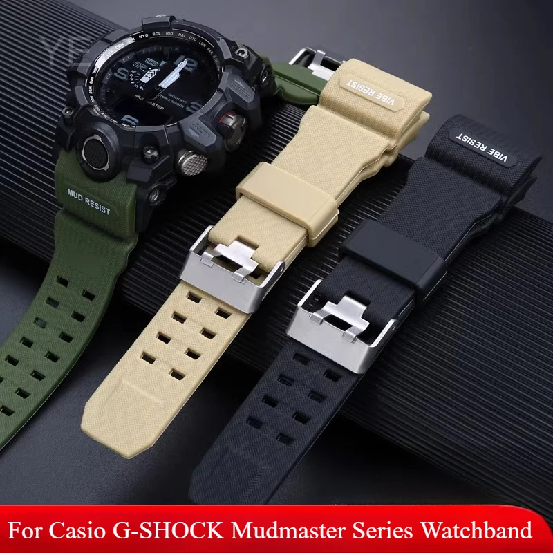 For Casio G-SHOCK Mudmaster Watch Bracelet Special Interface GWG-1000 Silicone Watchband for Men Modified and Replaced Strap