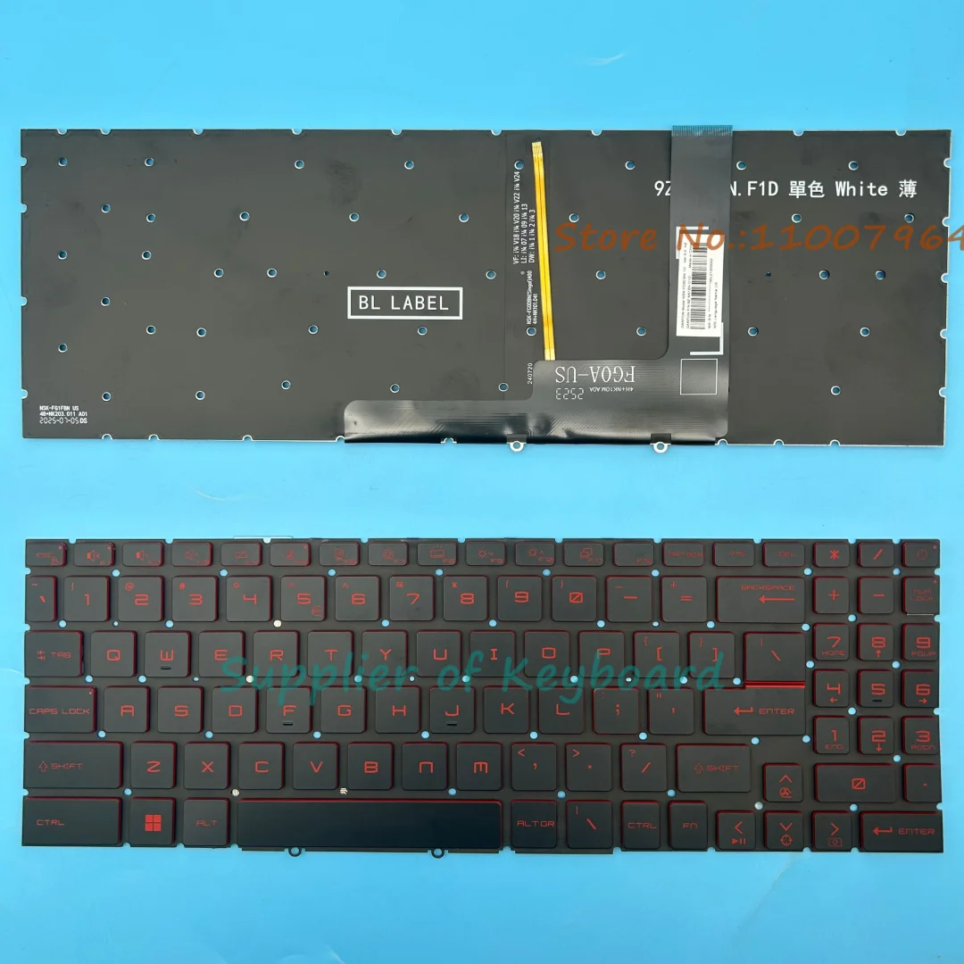 

NEW Russian/English/Spanish/French/Japanese Keyboard For MSI Pulse GL66 GL76 11UCK 11UDK 11UEK 12UEK 12UGK MS-1581 MS-1582