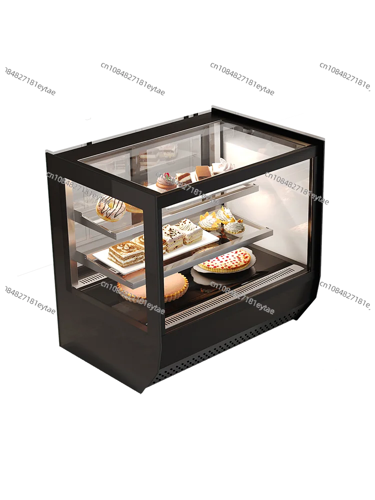 

Dessert freezer small cake display cabinet air-cooled dessert milk tea foreign pastry fruit cooked food fresh-keeping cabinet