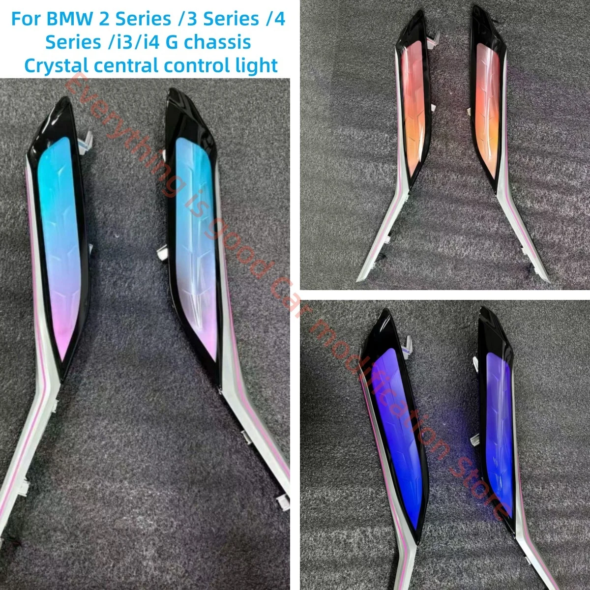 For BMW G20 G21 G42 G26 2/3/4 Series Crystal central control light Automotive interior lighting upgrade Car accessories